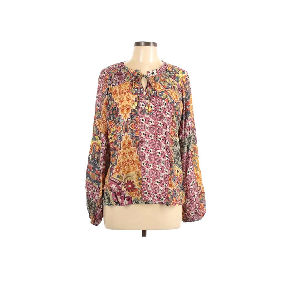 Kachel X Anthropologie Ambrosia Peasant Blouse Size L - Picture 15 of 17